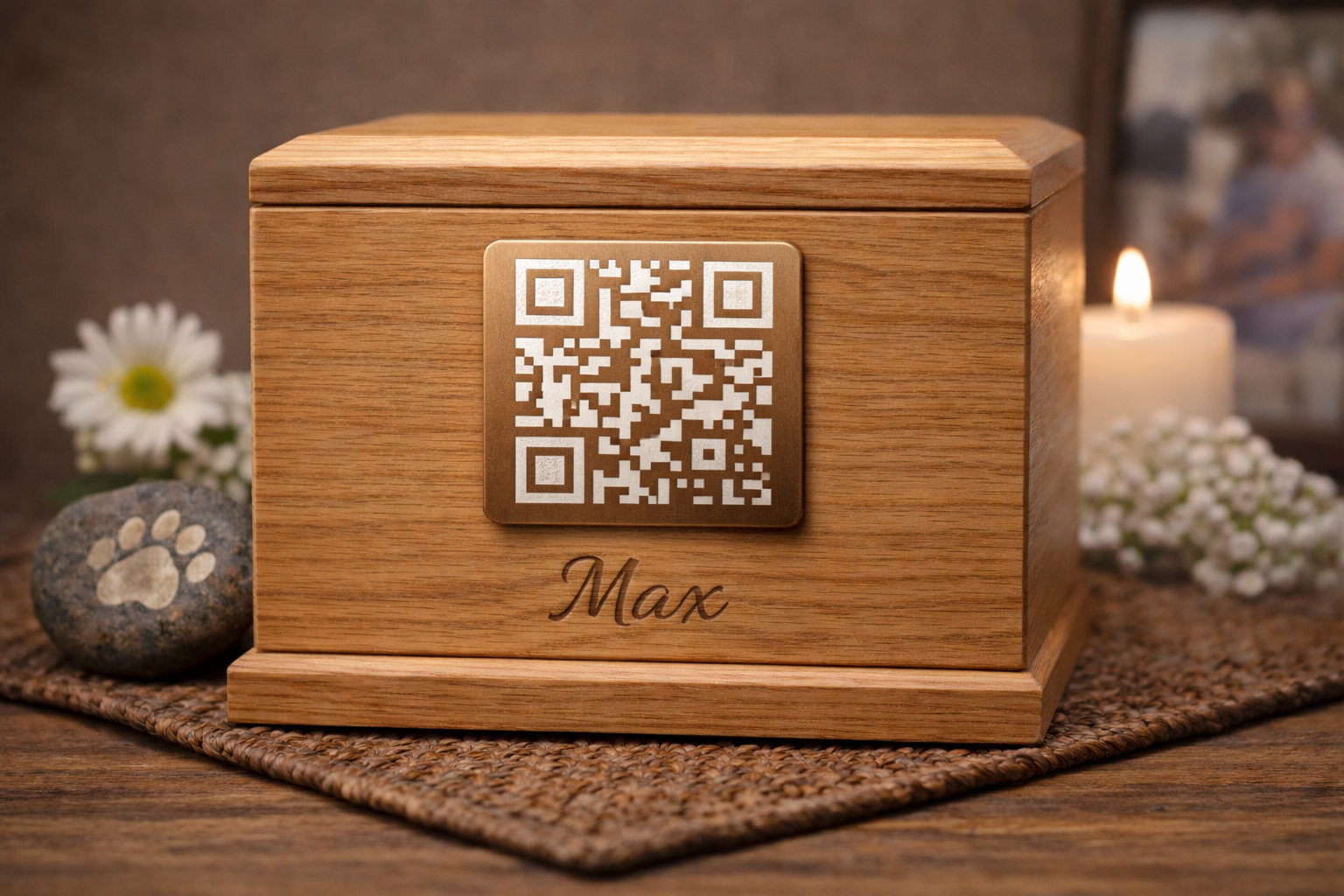 Companion memorial plate view 2